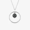Collier hématite en argent 925 ‰ rhodié SO OR