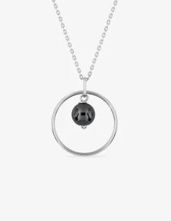 Collier hématite en argent 925 ‰ rhodié SO OR