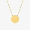 Collier jeton en plaqué or SO OR