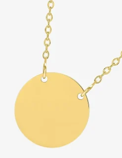 Collier jeton en plaqué or SO OR