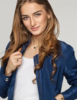 Collier Lorever Or jaune 375‰, motif jeton laque noir de Jais SO OR