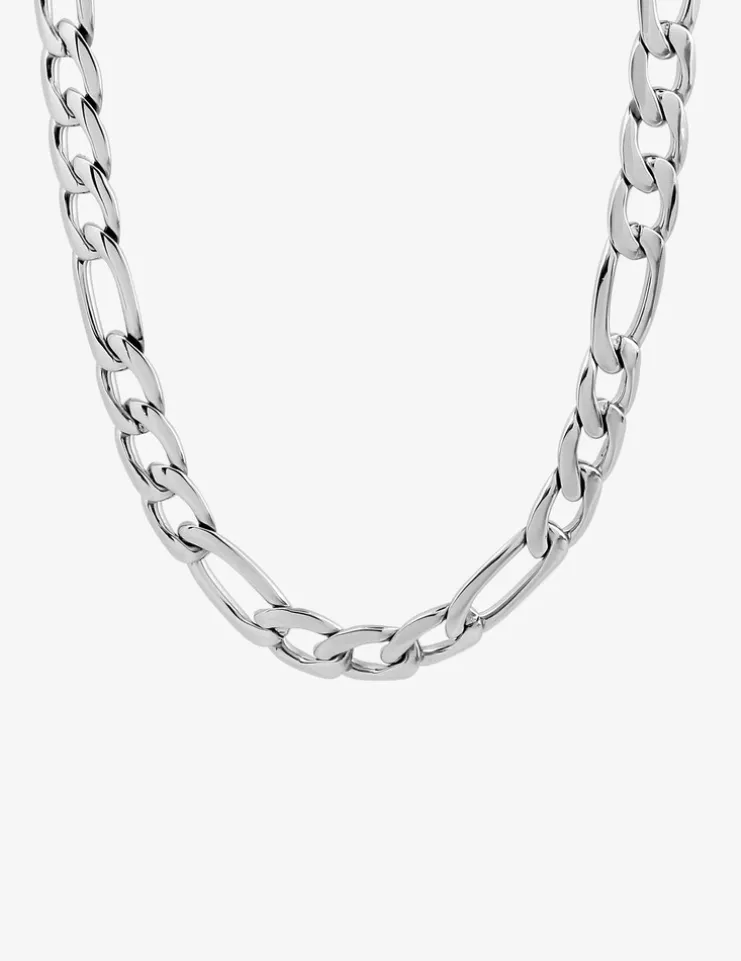 Collier maille alternée 1+3 en acier SO OR