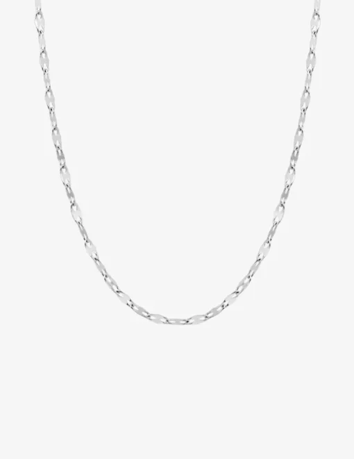 Collier maille fantaisie acier SO OR