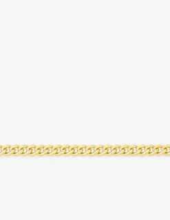 Collier maille gourmette diamantée 1,70 mm or jaune 375‰ SO OR