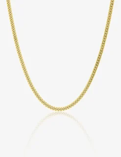 Collier maille gourmette diamantée 1,70 mm or jaune 375‰ SO OR