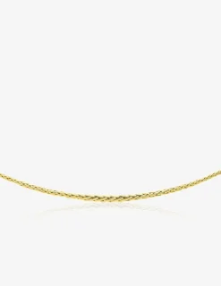 Collier maille palmier or jaune 750‰ 4 mm SO OR