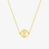 Collier Mélodie Or jaune 375‰ et laque ivoire SO OR