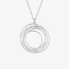Collier multi cercles acier SO OR