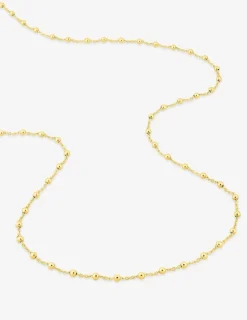 Collier or 375‰ détail fine boule SO OR