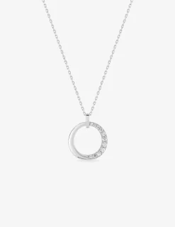 Collier or blanc 375 ‰, oxydes de zirconium SO OR
