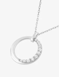 Collier or blanc 375 ‰, oxydes de zirconium SO OR