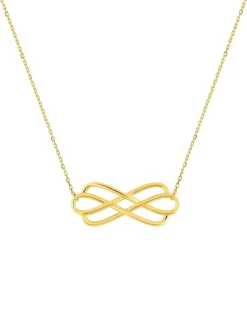 Collier or jaune 375 ‰ et motif fantaisie SO OR