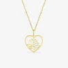 Collier or jaune 375 ‰ et motif cœur découpe fantaisie SO OR