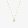 Collier or jaune 375 ‰ et oxyde poire serti demi-barette SO OR