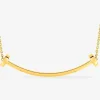 Collier or jaune 750‰ avec motif arrondi sans bélière SO OR