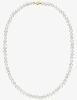 Collier or jaune 375‰ et perles 5 - 5,5 mm SO OR