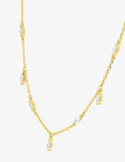 Collier Plaqué or & oxydes de zirconium SO OR