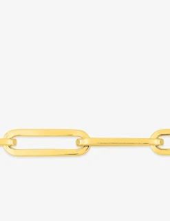 Collier plaqué or chaine maille forçat rectangle fantaisie SO OR