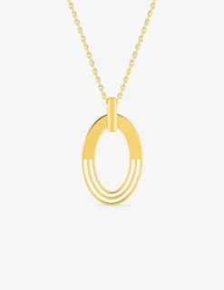 Collier plaqué or motif sur bélière SO OR