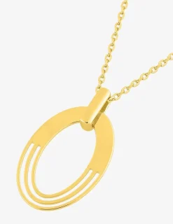 Collier plaqué or motif sur bélière SO OR