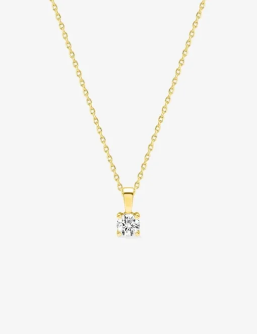 Collier plaqué or, oxyde de zirconium SO OR