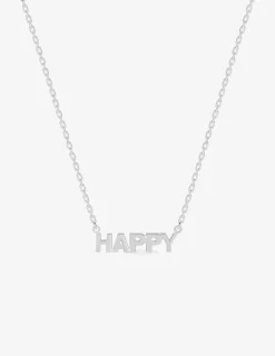 Collier "happy" argent 925‰ rhodié SO OR