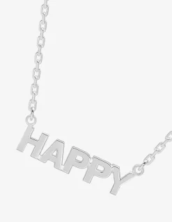 Collier "happy" argent 925‰ rhodié SO OR