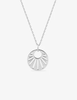Collier soleil argent 925‰ rhodié SO OR