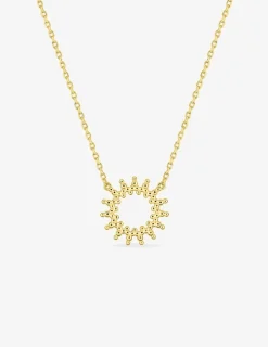 Collier soleil en plaqué or SO OR