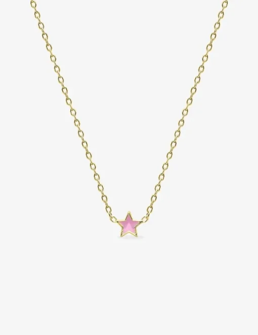Collier étoile plaqué or SO OR