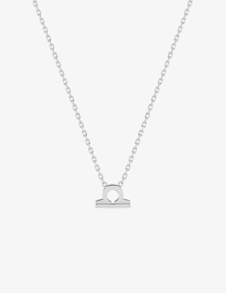 Collier zodiaque Balance argent 925 ‰ rhodié SO OR