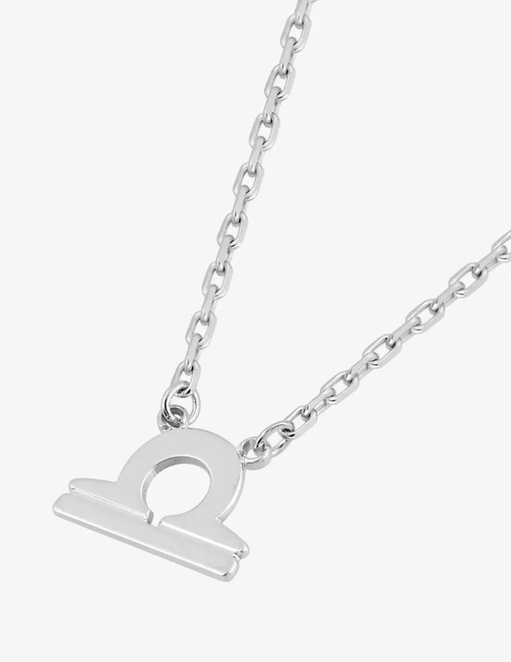 Collier zodiaque Balance argent 925 ‰ rhodié SO OR