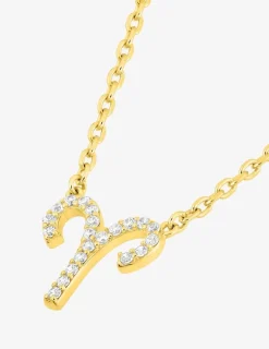Collier zodiaque Bélier en plaqué or et oxydes de zirconium SO OR