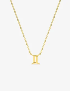 Collier zodiaque Gémeaux en plaqué or SO OR