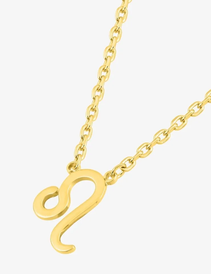 Collier zodiaque Lion en plaqué or SO OR