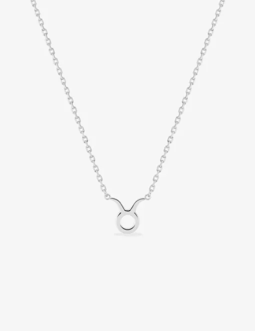 Collier zodiaque taureau en argent 925 ‰ rhodié SO OR