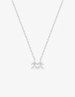 Collier zodiaque verseau en argent 925 ‰ rhodié SO OR