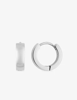 Créoles 13 mm anneau 4 mm acier SO OR