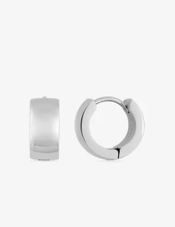 Créoles acier diamètre 13 mm anneau 6 mm SO OR