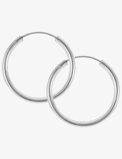 Créoles argent 925‰ 20 mm fil 2 mm SO OR