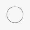 Créoles argent 925‰ 30 mm fil 2mm SO OR