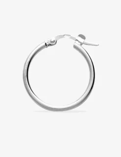 Créoles argent 925‰ 15 mm fil rond 1,6 mm massif SO OR
