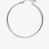 Créoles argent 925‰ 25 mm fil rond 1,6 mm massif SO OR