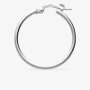 Créoles argent 925‰ 20 mm fil rond 1,6 mm massif SO OR