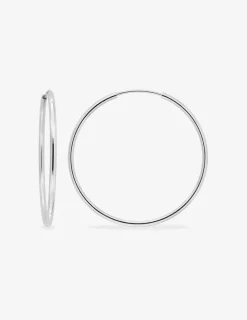 Créoles argent 925‰ 45 mm SO OR