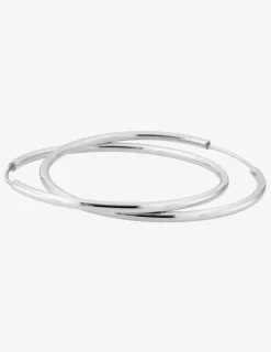 Créoles argent 925‰ 45 mm SO OR