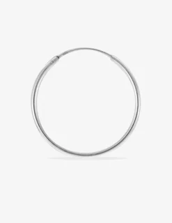 Créoles argent 925‰ 25 mm SO OR