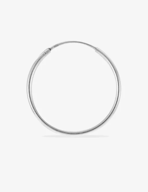 Créoles argent 925‰ 25 mm SO OR