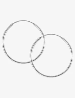 Créoles argent 925‰ 25 mm SO OR