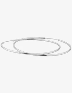 Créoles argent 925‰ 70 mm SO OR